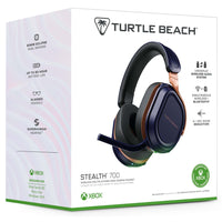 Turtle Beach - Casque de jeu Earforce Stealth 700 V3 pour Xbox - Cobalt-Système audio sans fil multiplateforme CrossPlay - Les deux émetteurs sans fil USB et le bouton unique sur le casque vous permettent de basculer rapidement entre votre console préférée ou votre PC, sans avoir à déplacer l'émetteur ni à brancher des câbles.