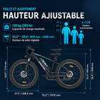 Gyrocopters - Vélo électrique pour adultes Zeil - Vitesse 40 km/h - Autonomie PAS 91 km - Noir-Équipé d'une batterie amovible de 48 V et 480 Wh, le Zeil permet une recharge pratique où que vous soyez