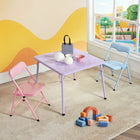 Homy - Ensemble de Table et Chaises pour Enfants Casa - 3 Pièces-Pieds Antidérapants pour Stabilité - Les patins antidérapants assurent une stabilité optimale tout en protégeant vos sols des rayures.