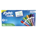 Expo® – Marqueurs à effacement sec à faible odeur, pointe biseautée, couleurs variées, paq./192-Effacement à sec