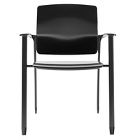 Nightingale - Chaise empilable Firefly II - Noir-Le support en maille du modèle Firefly II Stacker 200 permet une circulation d'air confortable et un soutien ergonomique dynamique