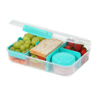 Sistema - Boîte bento à emporter To Go - 1,43 L - bleue sarcelle-Gardez les sandwichs, les salades, les en-cas et d'autres aliments séparés jusqu'à ce que vous soyez prêt à manger
