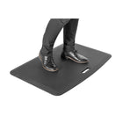 Intekview Anti-Fatigue Mat-Bord biseauté résistants aux trébuchements : garantit que le tapis ne s'enroulera pas, réduisant le risque de trébuchement pour l'utilisateur et fournit un angle de 18° pour qu'une chaisse de bureau puisse rouler et se retirer facilement.