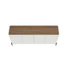 Manhattan Comfort - Buffet moderne Abbey 170 cm - Érable et blanc cassé-Garantie limitée du fabricant de 30 jours