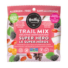 Healthy Crunch - Mélange de fruits et de graines Super Hero, 50 unités x 25 grammes-Sans allergène, approuvé par l'école