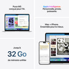 Apple - MacBook Air 13 po - M5 - 10 coeurs - 1 To SSD - Mémoire unifiée 16 Go - Minuit-Si Vous Aimez iPhone, Vous Allez Aimer Mac - Mac fonctionne en parfaite synergie avec vos autres appareils Apple. Affichez et contrôlez votre iPhone sur votre Mac grâce à la recopie d’iPhone. Copiez quelque chose sur iPhone, puis collez sur Mac. Ou utilisez Mac pour texter dans Messages et répondre à vos appels FaceTime