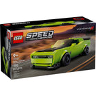 LEGO - Speed Champions La voiture sport Dodge Challenger SRT Hellcat-Une voiture de sport miniature pour les enfants - Les garçons et les filles de 9 ans et plus et les amateurs de voitures de sport peuvent construire, exposer et faire rouler la LEGO Speed Champions La voiture de sport Dodge Challenger SRT Hellcat