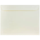JAM Paper - Enveloppes format livret Strathmore en papier tissé, 10 x 13 po, blanc naturel, 1000/pqt-Blanc naturel