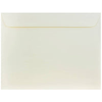 JAM Paper - Enveloppes format livret Strathmore en papier tissé, 10 x 13 po, blanc naturel, 1000/pqt-Blanc naturel