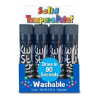 Kwik Stix - TPG6001012 Bâtons de peinture à la tempera solide - paquet de couleur unique - noir - 12 par boîte - 12 boîtes.-12 bâtons de peinture noire Kwik Stix par paquet, vendus en lot de 12 paquets, pour un total de 144 Kwik Stix.