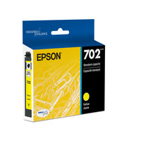 Epson - T702 Cartouche d'encre - Capacité standard - Jaune-Qualité photo supérieure à celle des photos de labo