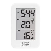 BIOS Living - - Thermomètre sans fil intérieur/extérieur Weather-Installer sur une table ou un mur
