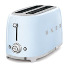 SMEG - Toaster Rétro À Long Slot 4 Tranches - Bleu-Obtenez un confort optimal avec le popup de tranches automatique.
