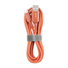 General Supply Goods + Co - Câble tressé de type C, 6 pi, rouille-Tressé pour plus de durabilité