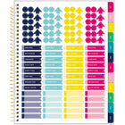 AT-A-GLANCE - Agenda scolaire hebdomadaire/mensuel d'enseignants floral Emily Ley Simplified 2025-2026 - 11 po H x 8 3/8 po l - multicoloure - anglais-Anglais