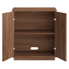 Hudson&Canal - Meuble d'appoint Alston de 71 cm de largeur, , noyer satiné-Nettoyer avec un chiffon doux et sec, sans produits chimiques agressifs ni produits de nettoyage abrasifs