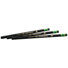Ticonderoga - Crayons triangulaires 11/32 po avec taille-crayon - 0,7 mm - #2 Tendre - Noir - Paquet de 6-Taille-crayon à grand diamètre en prime