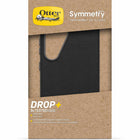 OtterBox - Symmetry Cactus Leather Case pour Samsung Galaxy S25 - Noir Ash-Boutons métalliques pour une expérience tactile améliorée