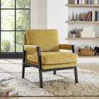 Brassex - Chaise d'appoint 932750 Hugo - jaune-Assise moelleuse