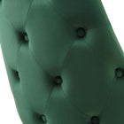 Modway - Adorn Performance Velvet Fauteuil d’appoint de salle à manger Ensemble de 2 - Vert-Capacité du poids de la chaise : 300 lbs.