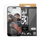 PanzerGlass - SAFE Protecteur d'écran pour iPhone 15 Plus - Transparent-Protecteur d'écran ultra-large