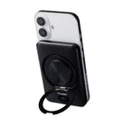 Kopplen - Batterie externe magnétique mince 15 W avec support pliable-Sa batterie de 5000 mAh permet une recharge complète de la plupart des téléphones intelligents, tandis que sa capacité à recharger deux appareils simultanément (sans fil + USB-C) la rend polyvalente pour un usage quotidien