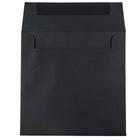 JAM Paper - Enveloppes d'invitation carrées - 7,5 x 7,5 - lin noir - Paquet de 25-La forme carrée unique fera ressortir votre courrier !