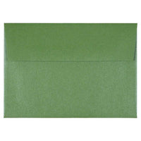 JAM Paper Enveloppes d'invitation métalliques A1 à 4 barres - 3,58 x 5,18 po - Fairway Green Stardream - paquet de 25-Couleur: Fairway Vert Stardream