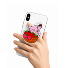 Orbit – Support de téléphone Strawberry Shortcake à adhérence sûre-Support confortable : Discutez en vidéo et regardez des films en streaming