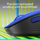 Logitech Signature M650L Souris Sans Fil - Bleu-Prise Optimale Pour Votre Main: Cette souris confortable grande taile est conçue pour les mains larges, pour une prise optimale