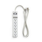 NXT Technologies - Limiteur de tension à 6 prises NX54312-CA NX54312, 4 pi, 600 joules, blanc-6 prises de courant standard