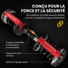 MotionGrey - Ensemble  avec haltère réglable BDST, convertisseur pour barre et support - 5 à 52,5 lb-Poids lb: 154,32