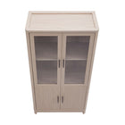 Manhattan Comfort - Jodie 31 po Bibliothèque Mid-Century Moderne - Chêne blanchi - Lot de 3-Assemblage à domicile requis Tout le matériel inclus