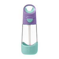 b.box - Bouteille Tritan - 450ml - Pop Lilas-Forme triangulaire unique, facile à saisir pour les enfants