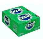 Excel – Gomme à mâcher sans sucre menthe verte, paq./12-Paquet à partager à la maison, dans l’auto, au travail