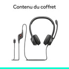 Logitech - H390 USB-C casque filaire pour PC/ordinateur portable-10