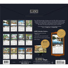 Lang - 2026 Bienvenue À La Campagne Calendrier Mural Deluxe Mensuel - 30,5 cm l x 30,5 cm H - Anglais-Papier élégant gaufré façon lin