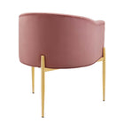 Modway - Savour Touffe Performance Velvet Chaises d’accent Ensemble de 2 - Rose poussiéreuse-7