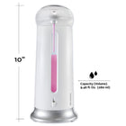 Bell + Howell - Distributeur automatique de savon désinfectant pour les mains sans contact Sonic Soap, activé par le mouvement, 9,5 oz liq-Gardez vos mains libres et dégagées pour aider à réduire la propagation de la saleté ou de la graisse dans votre maison, votre cuisine ou votre salle de bain