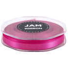 JAM Paper - Ruban de satin double face - 3/8" de large x 25 m - Rose choquant-Quantité : Rouleau vendu à l'unité