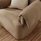 Modway - Lark Slipcover Tissu Grand fauteuil - Amande-Soutien à ressort