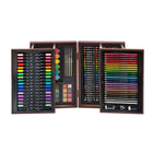 Art 101 - Art de luxe et bois de griffonnage - Ensemble d'art de 168 pièces-Comprend 24 crayons de couleur Premium Core, qui colorent, nuancent et se mélangent magnifiquement.