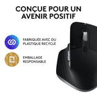 Logitech - MX Master 3S pour Mac - Souris Bluetooth Sans Fil avec Defilement Ultra-Rapide- Space Grey-Personnalisations specifiques de l'App : Accelerez et personnaliez vos tâches avec des profils conçus pour macOS et des app specifiques dans la version ameliore de Logi Options+