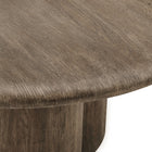 Modway - Tori Rond de 20 pouces Terrasse extérieure Béton Table d’appoint - Noyer vieilli-8