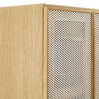 Modway - Calla 24" perforé Métal Armoire de toilette de salle de bain (lavabo non inclus) - Chêne-Construction en panneaux de particules