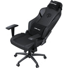 Anda Seat - Phantom King Chaise de jeu Premium - Noir-Roue en Caoutchouc PU : Mouvements silencieux et doux pour les surfaces de sol, base en nylon.