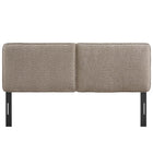 Modway - Lindee Tissu Boucle Tête de lit Queen, Flocons d’avoine-7 Positions de montée