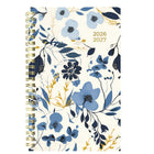 Blueline - Agenda Scolaire Hebdomadaire/Mensuel 13 Mois De Juillet À Juillet - 8 po H x 5 po l - Motif Blossom - Anglais-Reliure à double spirale dorée, couverture en poly épaisse