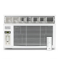 BLACK+DECKER - Climatiseur de fenêtre 8 000 BTU-GARDE LA PIÈCE FRAÎCHE : Ce petit climatiseur de fenêtre de 8 000 BTU gardera votre maison fraîche et confortable même pendant les journées caniculaires de l'été. Quelle que soit la météo extérieure, ce climatiseur de fenêtre supérieur fonctionne à quatre niveaux : automatique, bas, moyen et élevé pour assurer un soulagement optimal à l'intérieur.