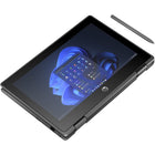 HP - Ordinateur portable Pro x360 Fortis 11 pouces G11 - Processeur Intel N100 - 4 Go de RAM - 128 Go SSD - Intel UHD Graphics - Windows 11 Pro-Ce système a passé avec succès 19 tests MIL-STD 810 et le processus de test HP Total avec des tests très robustes pour le matériel et les systèmes afin de garantir que votre ordinateur portable convertible respecte ou dépasse les normes de durabilité HP, contribuant ainsi à réduire les incidents coûteux.